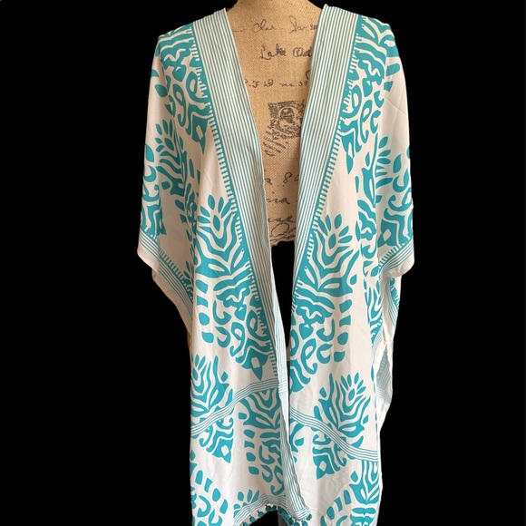 Other - Kimono with pompom fringe detail